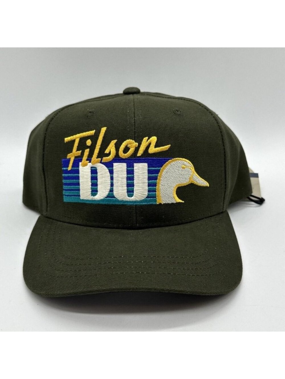 FILSON Logger Cap/Hat Ducks Unlimited DU One Size Olive Green NEW